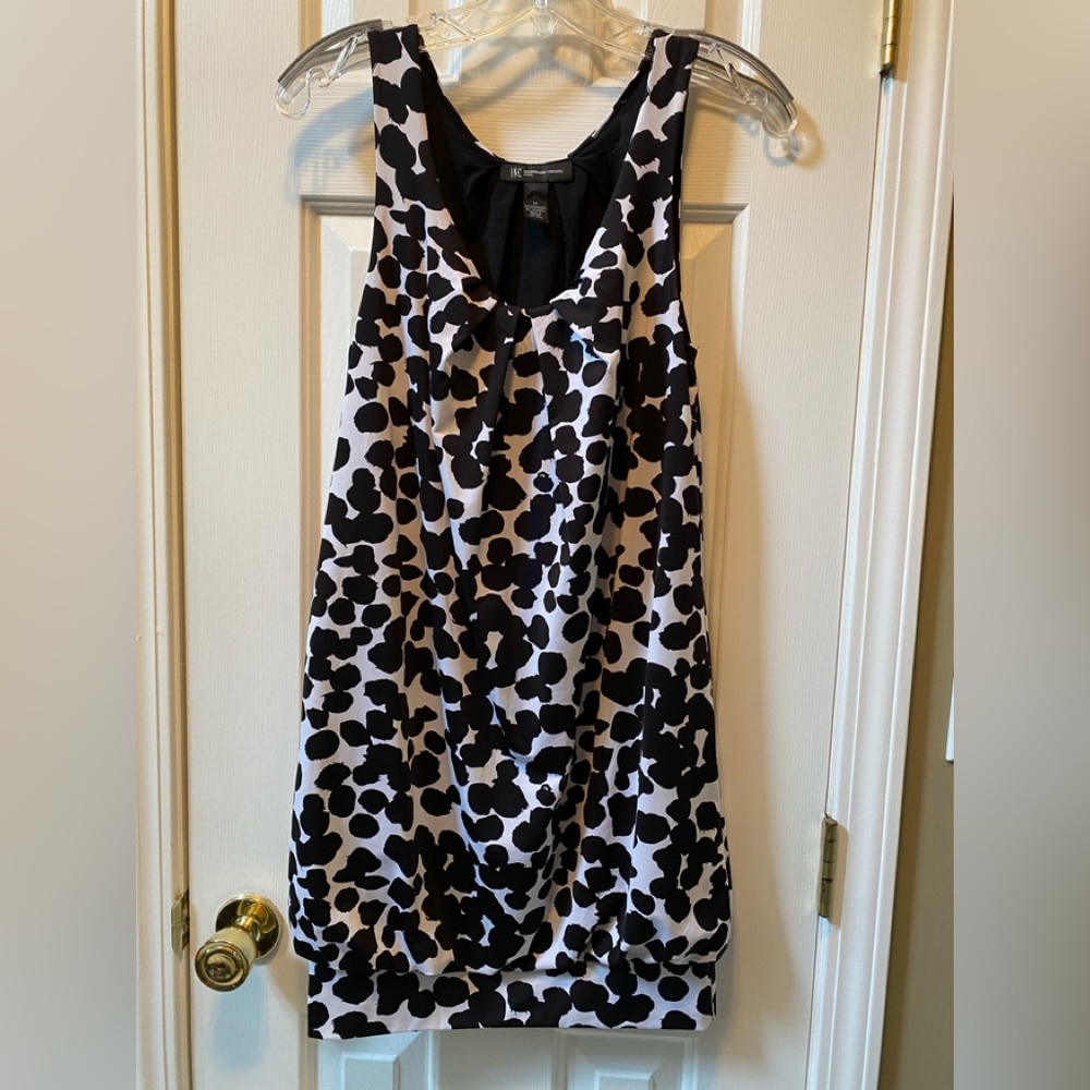 INC black&white dress. Size medium
